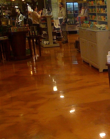 West Bloomfield MI Custom Reflector Epoxy Commercial Retail Flooring Henry Ford West Hospital 2